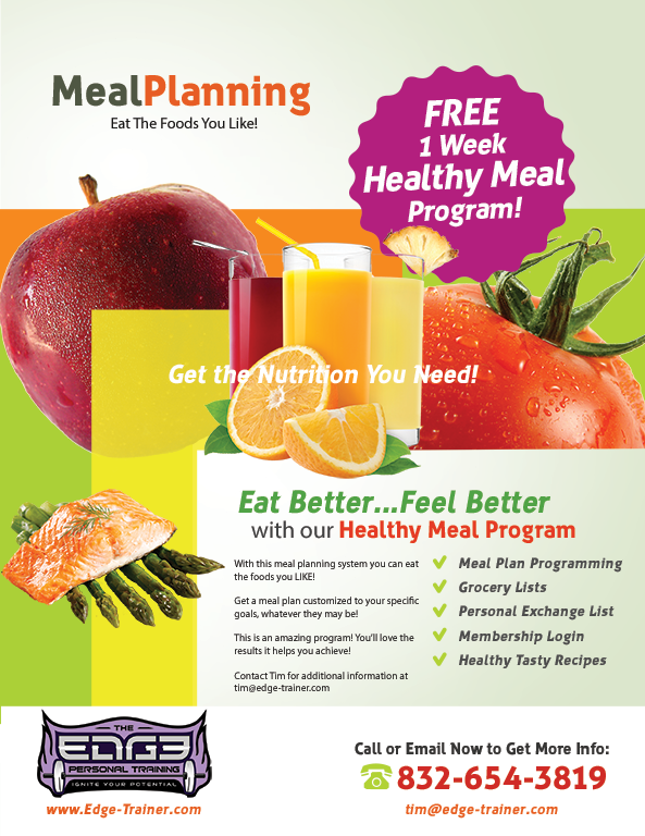 Meal Planning 1 Week Free Offer